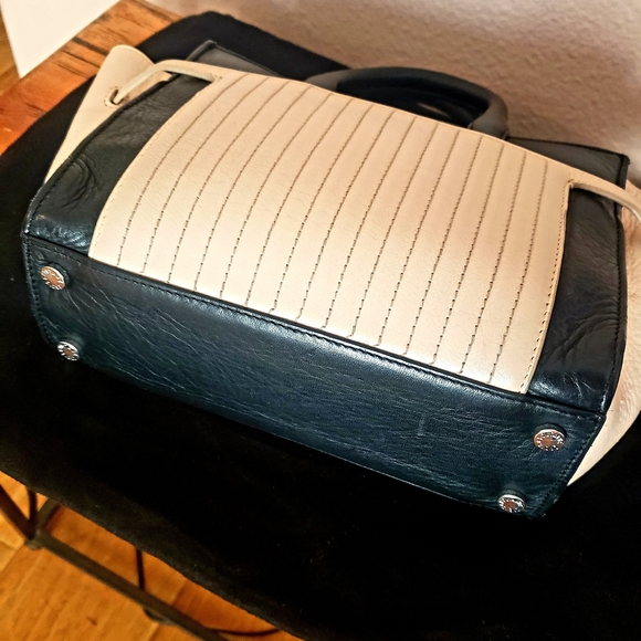 Zadig & Voltaire Black and Cream Bag - Picture 6 of 10